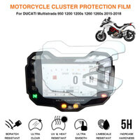 2 Bộ CHO DUCATI Multistrada 950 1200 1200S 1260 1260S 2015-2018 Mét Bảo Vệ Màn Hình Chất Liệu TPU Chống Trầy Xước Dụng Cụ Bảo Vệ Phim