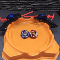 2 Bộ Con Quay BEYBLADE BRUST Có Tay Cầm + Mâm Đấu Lớn 40cm