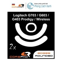 2 Bộ Feet chuột thay thế PTFE Corepad Skatez PRO Logitech G703/Logitech G603/Logitech G403 - Hàng Chính Hãng