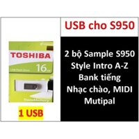 2 BỘ Sample cho đàn Organ PSR-S950 + Dữ liệu đi show trọn bộ