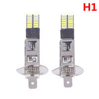 2 Bóng Đèn LED H3 H1 Cho Đèn Sương Mù Đèn Sương Mù LED 12V 24 SMD Màu Trắng Đèn Chạy