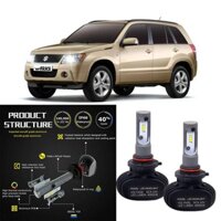 2 Bóng Đèn LED Trắng 6000K S1 NW Bộ Đèn Pha Cho SUZUKI GRAND VITARA II 2006-2023 (Đèn Pha)