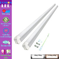 2 Bóng đèn tuyp Led T8 1m2 18w liền máng thay thế cả bộ đèn nêon đời cũ LT8-Com12x