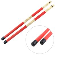 2 cái 40 cm Thanh Gỗ Rute Trống Jazz Gậy Dùi Trống Nhạc Cụ Bộ Gõ Phụ Kiện cho Bộ Trống-quốc tế [bonus]