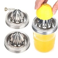 2 Cái Bình Inox Máy ép trái cây Nắp Citrus Reamer Máy ép trái cây Citrus Miệng rộng Bao cho Mason Jar Lemon Juicer Hướng dẫn sử dụng