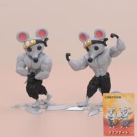 2 Cái / bộ 8cm Ninja Chuột Hình Demon Slayer Uzui Tengen Ngộ nghĩnh Cơ Chuột Hình