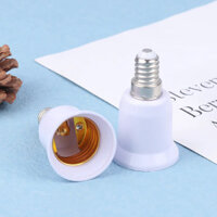 2 cái bộ chuyển đổi E14 sang E27 E14-D27, ổ cắm chuyển đổi nhựa chống cháy, bộ chuyển đổi bóng đèn, giá đỡ đèn