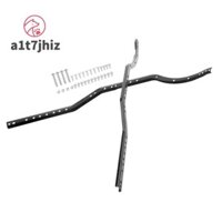 2 Cái / bộ Khung Khung Khung Thép Đường Sắt Cho AXIAL SCX10 90027 SCX10 II 90046 90047 RC Xe Bánh Xích Xe Mô Hình Xe Tải