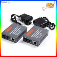 2 Cái Bộ Thu Phát Quang Fiber Media Converter NetLink HTB-3100AB-25KM