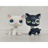 2 Cái / lốc LPS Đồ Chơi Littlest Pet Shop Mèo #64#2249 Nhân Vật Động Vật