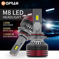 ((2 CÁI) M8 120W Đèn pha LED H4 siêu sáng công suất cao 3570 Đèn pha H1 H7 H8 / H11 / H16 HB3 / 9005 HB4 / 9006 9012 880 Bóng đèn pha ô tô Bóng đèn chùm cao / thấp 12V