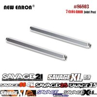 2 cái Trụ khớp 74x6x4mm Thay thế HPI 86803 Nhôm cho các bộ phận ô tô RC HPI Savage HP Flux X XL 4.6 5.9 2350 4.1 3.5 SS Bạc