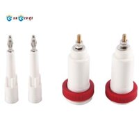 2 Cặp 4 mm Chuối Cross Jack 10Kv -30Kv Đầu Nối Điện Áp Cao Cắm Và Ổ Cắm Dụng Cụ Kiểm Tra Nguồn Điện