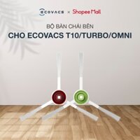 2 cặp chổi cạnh tương thích với Robot Ecovacs T10 Series và X1 Series