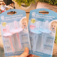 2 Cây bàn chải đánh răng cho bé bằng silicone mềm kuku ku1083