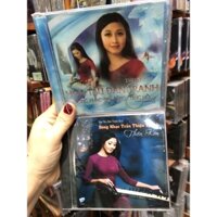 2 cd hoà tấu Đàn tranh của ca sĩ thiên kim Nghe nhẹ nhàng ngất ngây luôn ạ Đĩa F1 Lòng trắng phôi đúc