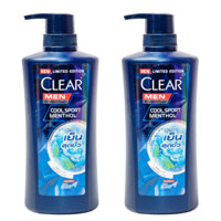 2 chai dầu gội Clear Men nhập khẩu Thailand- 390ml/chai