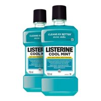 2 chai nước súc miệng LISTERINE,750ml/chai