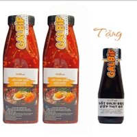 2 CHAI SỐT CƠM TRỘN, MÌ TRỘN, CHẤM THỊT NƯỚNG HQ +TẶNG SỐT ƯỚP THỊT NƯỚNG GALBI BBQ 180G
