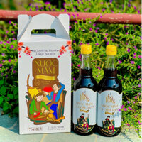 [2 Chai Thủy Tinh] Nước Mắm Cá Cơm Than Đặc Biệt 45N - Sản phẩm truyền thống Ba Làng Foods