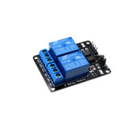 2 Channel Relay Module without light coupling 5V