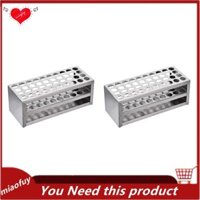 2 Chiếc 14mm 40 Lỗ Nhôm Ống Thử Nghiệm Giá Đa Năng Phòng Thí Nghiệm Kiểm Tra Ống Giá Đỡ Thiết Bị Phòng Thí Nghiệm