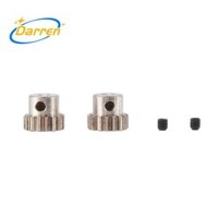 2 Chiếc 2.3 Mm Trục Kim Loại Bánh Răng Động Cơ 48DP M0.6 M0.8 Cho 1 / 12 1 / 16 RC Car 7075 - Redcat 370 / 380 / 390,16T