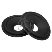 2 Chiếc 3 "Inch Loa Vải Cạnh Kéo Giấy Nón Lưu Vực Rung Màng Loa Trầm Phụ Kiện Sửa Chữa OD75mm / 2.95" ID20mm / 0.79 "