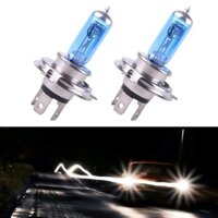 2 Chiếc 6000K Super H4 12V 9003 HB2 Bi-Xenon HID Đèn Pha Chùm Thấp Cao Bóng Đèn Chùm Thấp Màu Vàng H4 100 / 90W 12V