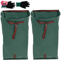 2 Chiếc Bán Tròn Lá Hút Bụi Túi PP Sân Lá Hút Bụi 270L Dung Tích Lớn Loại Hút Bụi Túi Sân Để Làm Vườn SHOPSKC6903