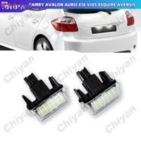 2 Chiếc Canbus Biển Số Đèn LED Bóng Đèn Biển Số Đèn Cho Xe Toyota Camry YARIS Levin EZ VIOS Tràng Hoa Altis E11 Prveia Acr50 Gsr50 Estima Crown S180 Ep91 Mark X Reiz Noah Voxy