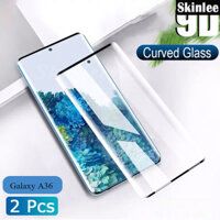 2 Chiếc Cho Samsung Galaxy A26 A36 A56 Kính Cường Lực Cong Bảo Vệ Màn Hình Cho Samsung Galaxy S25 Plus Siêu Full Cover Viền Cong Kính Cường Lực