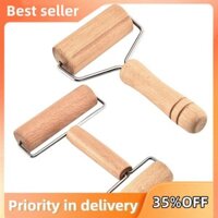 2 Chiếc Con Lăn Bánh Ngọt Bằng Gỗ, Chân Cán Bột Cầm Tay Cho Bánh Ngọt Pizza Tortilla Tarts (Hình Chữ H & Hình Chữ T)