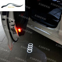 2 Chiếc Cửa Ô Tô Chào Mừng Lịch Sự Đèn LED Máy Chiếu Bóng Ma Logo Đèn Cho Xe Audi A5 A6 A7 A1 A3 A4 A8 Q3 Q5 Q7 R8 RS4 RS5 RS6 RS7 TTS