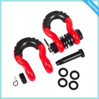 2 Chiếc D Còng Còng 3 / 4 "3 / 4 inch Kéo Phụ Kiện Cho Dây Kéo Xe Kéo Xe Kéo Xe Tải