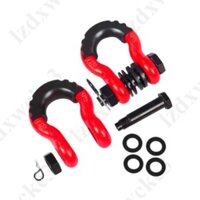 2 Chiếc D Còng Còng 3 / 4 "3 / 4 inch Kéo Phụ Kiện Cho Dây Kéo Xe Kéo Xe Kéo Xe Tải