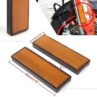 2 Chiếc Đa Năng Màu Vàng Xe Máy Phía Trước Dĩa Chân Phản Quang Miếng Dán Dành Cho Xe Ducati Motor & ATV Dirt Bikes
