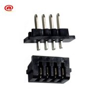 2 Chiếc Đầu Nối Xả Nguồn Pin EBike 4Pin Đầu Nối Nam Nữ Đế Pin / Tấm Nhựa Đen + Kim Loại Thay Thế Cho Hailong