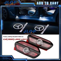 2 Chiếc Đèn Cửa Ô Tô LED Cho Xe Mercedes Benz W222 S400 S450 S500 S550 S600 S63AMG S65SMG S680 MABACH 2014-2019 Logo Máy Chiếu Xung Quanh Chào Mừng Lampauto Phần Trang Trí Xe Hơi
