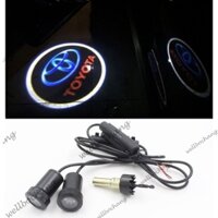 2 Chiếc Đèn led Cửa Đa Năng Cho toyota vios corolla HighLander Camry Avalon Prius Venza 4 logo Cửa Chào Mừng Ánh Sáng Lịch Sự Đèn DC 12V 5W