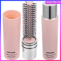 2 Chiếc Di Động Uốn Lược Detangle Bàn Chải Tóc Curler Lông Tạo Kiểu Cho Máy Sấy Xoăn Bàn Chải Tóc Tròn naierke