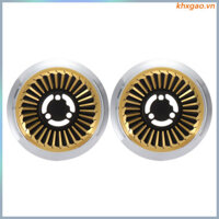 2 Chiếc Đốt Gas Grate Bếp Lửa Nhúng 15.00X15.00X2.00CM Vàng Thép Không Gỉ khxgao