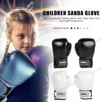 2 Chiếc Găng Tay Đấm Bốc Trẻ Em Găng Tay Tập Luyện Da PU Thoáng Khí Kickboxing Găng Tay Muay Thái Cho Bé Trai Bé Gái Thanh Niên [Domybestshop.vn]