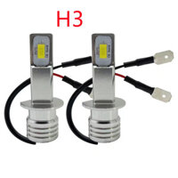 2 Chiếc H3 Led Đèn Pha Ô Tô Bóng Đèn 6000K 6500K Đèn Chùm Cao Đèn Sương Mù Khoảng Cách 12V 3570 Đèn Chipsfog