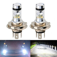 2 Chiếc H4 H7 Đèn Pha Led Ô Tô Sương Mù DRL Bóng Đèn Led Trắng Siêu Sáng Lái Xe Ô Tô Đèn Sương Mù Tự Động Đèn Sương Mù Phụ Kiện Xe Hơi