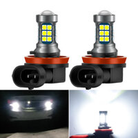 2 Chiếc H7 Led H8 H11 Bóng Đèn Led 9005 HB3 9006 HB4 Đèn Led 6000K Trắng 27SMD 3030 Chips Tự Động Siêu Sáng Đèn Sương Mù Ô Tô DRL