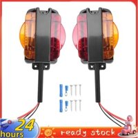 2 Chiếc Hổ Phách / Đỏ LED Fender Đánh Dấu Đèn LED Giải Phóng Mặt Bằng Trailer Fender Đèn Trailer Lắp Ráp