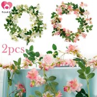 2 Chiếc Hoa Anh Đào Cây Nho Nhân Tạo Thực Tế Giả Hoa Anh Đào Mây Không Phai Màu Hoa Anh Đào Giả Vine SHOPSKC4003