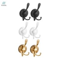 2 Chiếc Hút Móc Treo Tường Nhỏ Chống Rỉ Sét Không Khoan Chống Thấm Nước Có Thể Tái Sử Dụng Hút Móc Treo Cho Áo choàng Loofah Khăn Áo