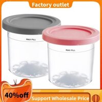 2 Chiếc Kem Pints Cốc Phần Phụ Kiện Cho NC299AM C300S Series Có Thể Tái Sử Dụng Có Thể Bảo Quản Kem Gelato A